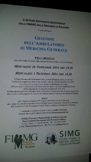 Gestione dell'ambulatorio di medicina generale 