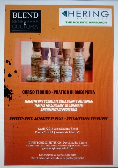 Corso di Omeopatia pratica, con argomenti di Ginecologia e Pediatri 