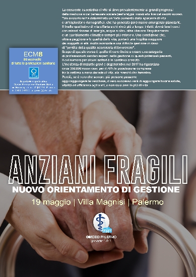 ANZIANI FRAGILI: Nuovo orientamento di gestione