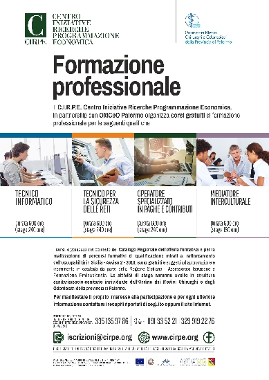 CORSI DI FORMAZIONE PROFESSIONALE GRATUITI