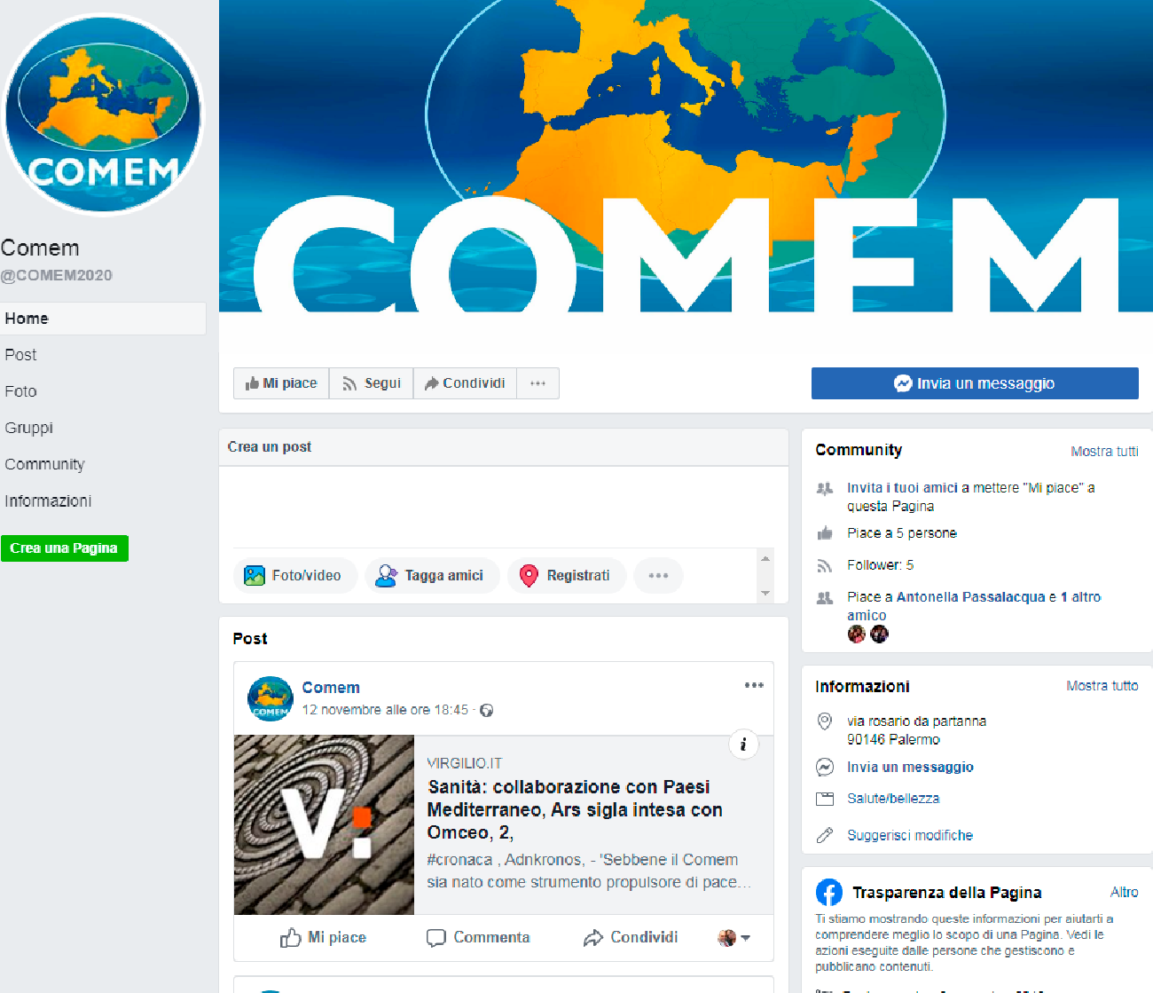 COMEM: COOPERAZIONE IN SANITA'