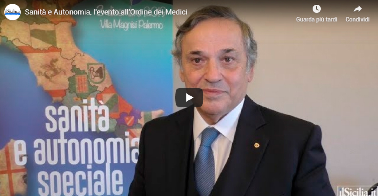 Immagine Video IlSicilia.it - Sanità e Autonomia, l'evento all'Ordine dei Medici 