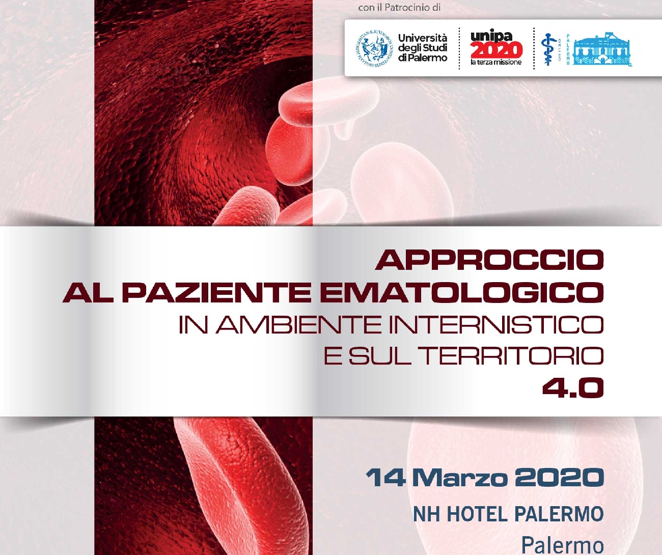 APPROCCIO AL PAZIENTE EMATOLOGICO IN AMBIENTE INTERNISTICO E SUL TERRITORIO - COMUNICAZIONE DI POSTITIPO EVENTO A DATA DA STABILIRE 