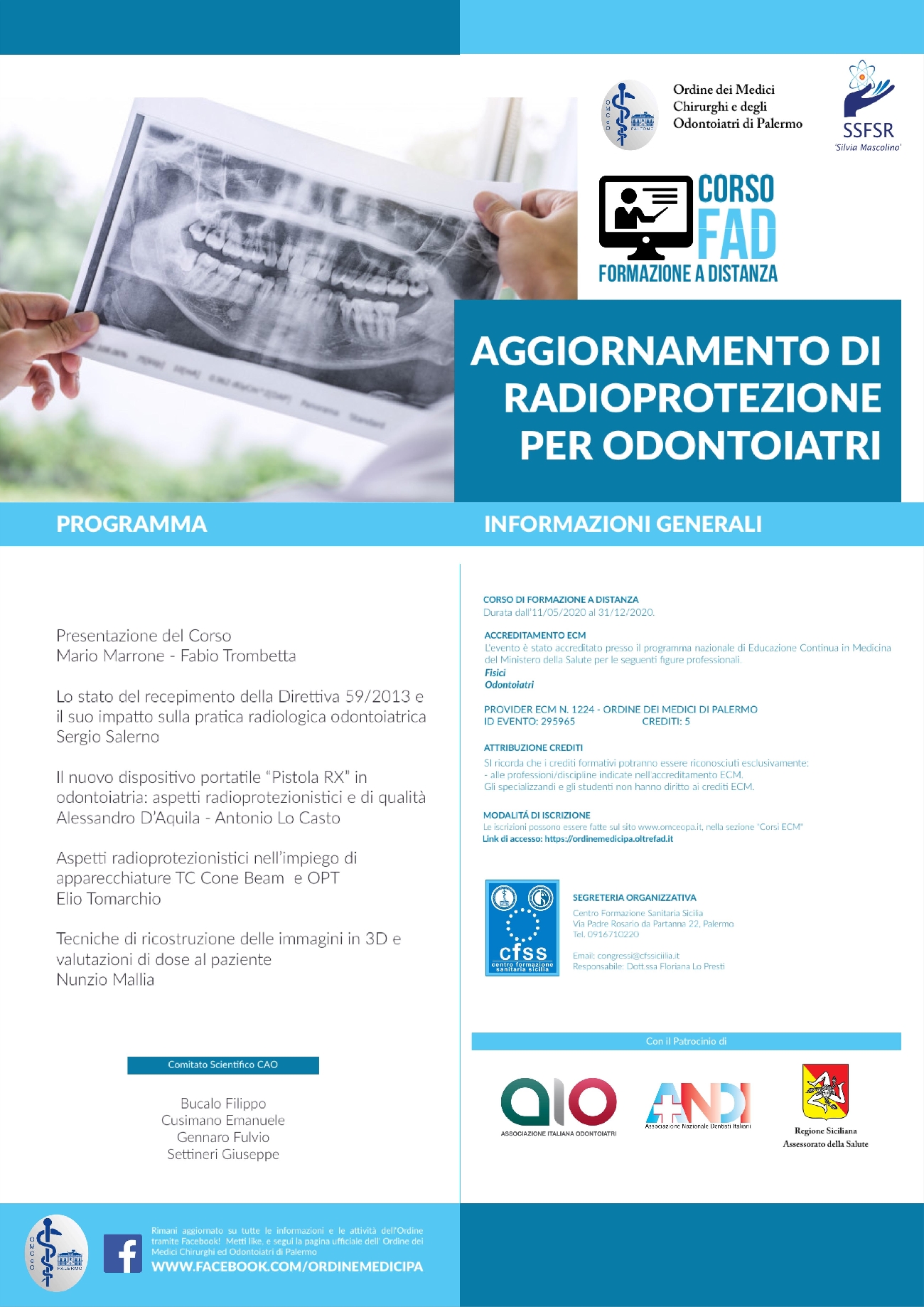 AGGIORNAMENTO DI RADIOPROTEZIONE PER ODONTOIATRI