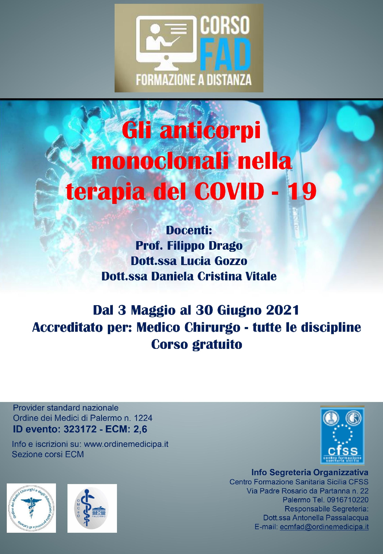 Gli anticorpi monoclonali nella terapia della COVID-19