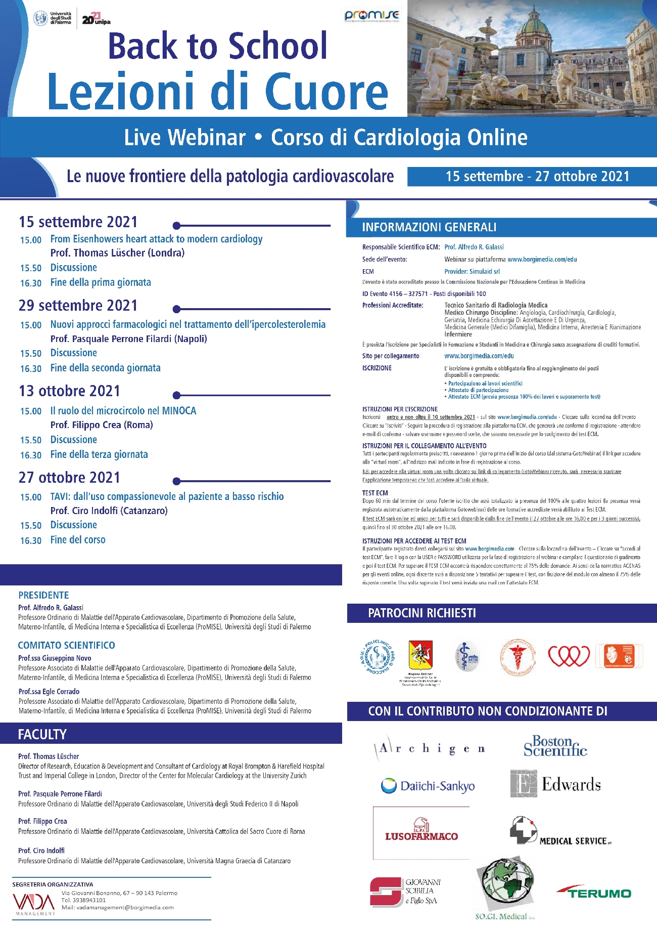 Le nuove frontiere della patologia cardiovascolare - Back to School - Lezioni di Cuore 