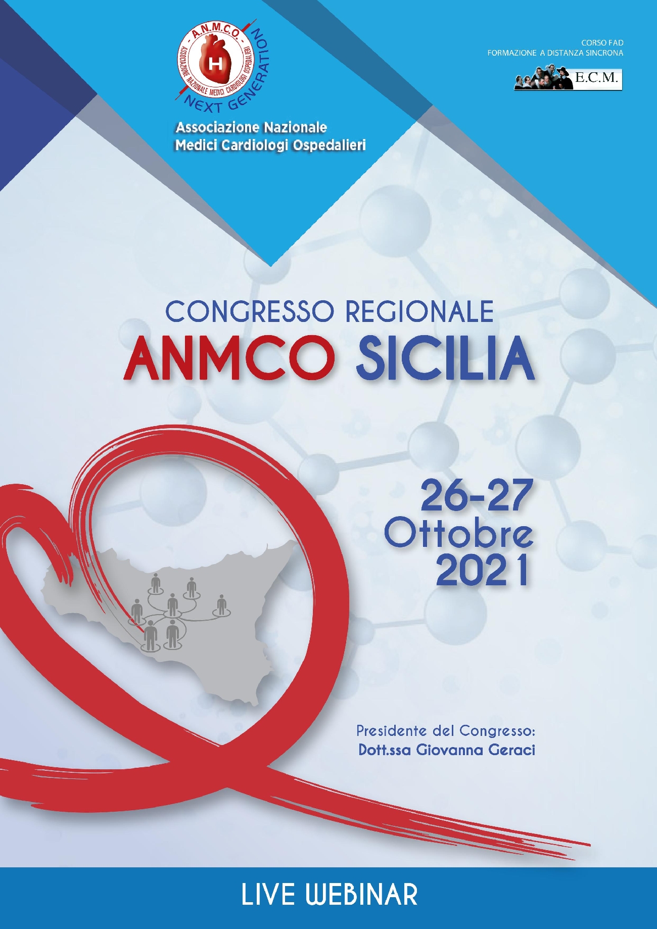 Congresso Regionale ANMCO Sicilia 2021 - 26-27 Ottobre 2021
 