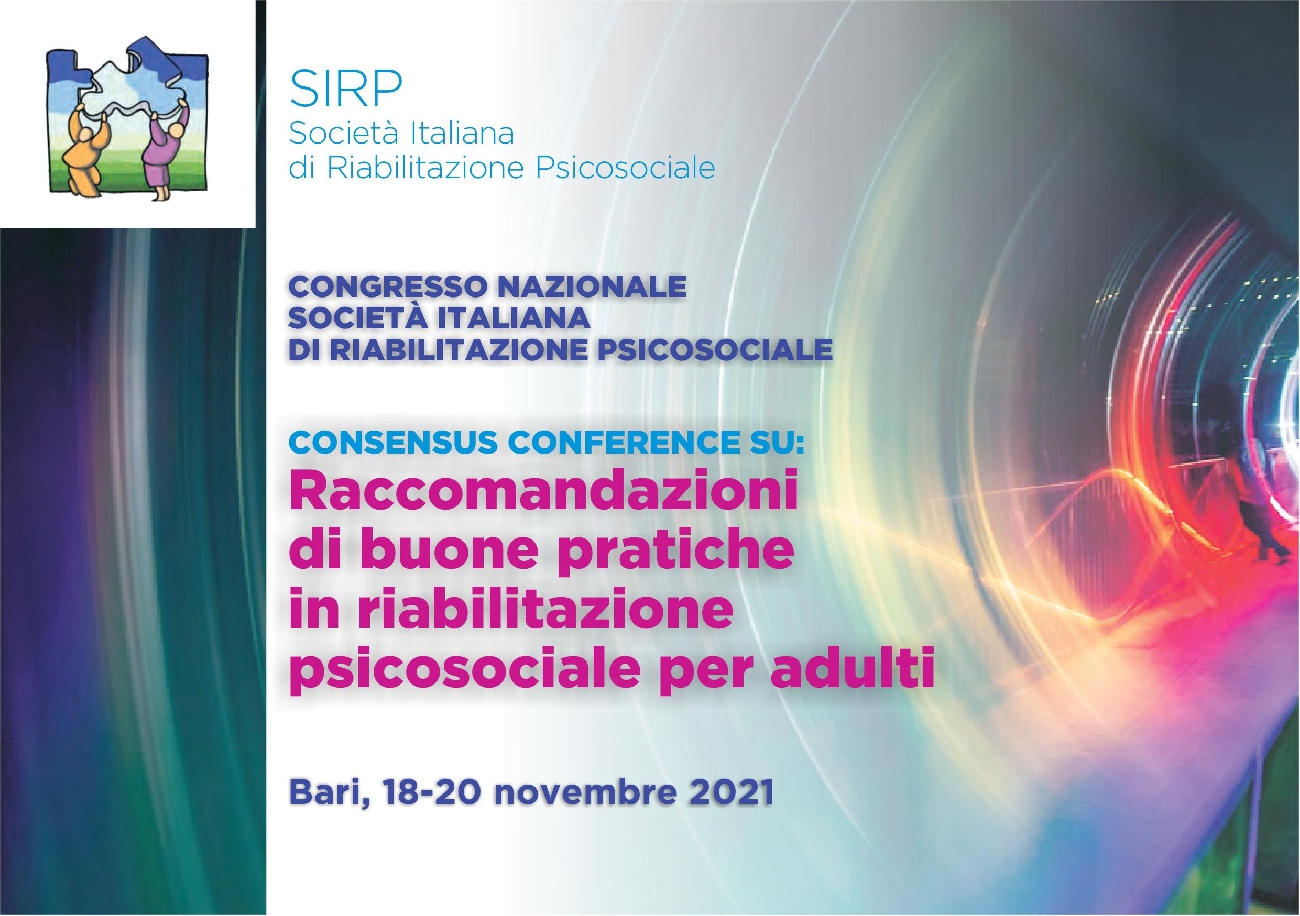 Raccomandazioni di buone pratiche
in riabilitazione psicosociale per adulti 