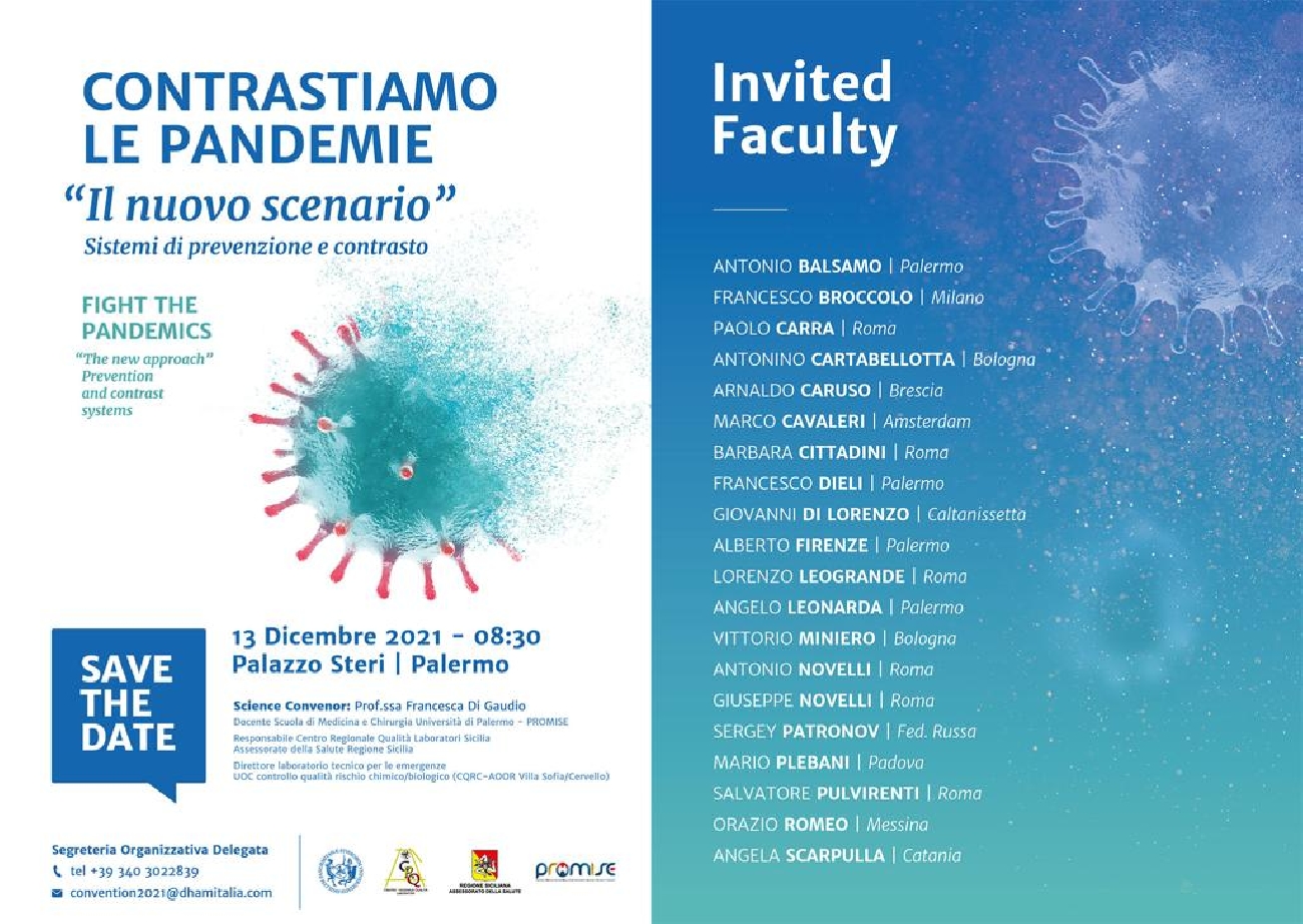 Contrastiamo le Pandemie - Il nuovo scenario - Sistemi di prevenzione e contrasto 