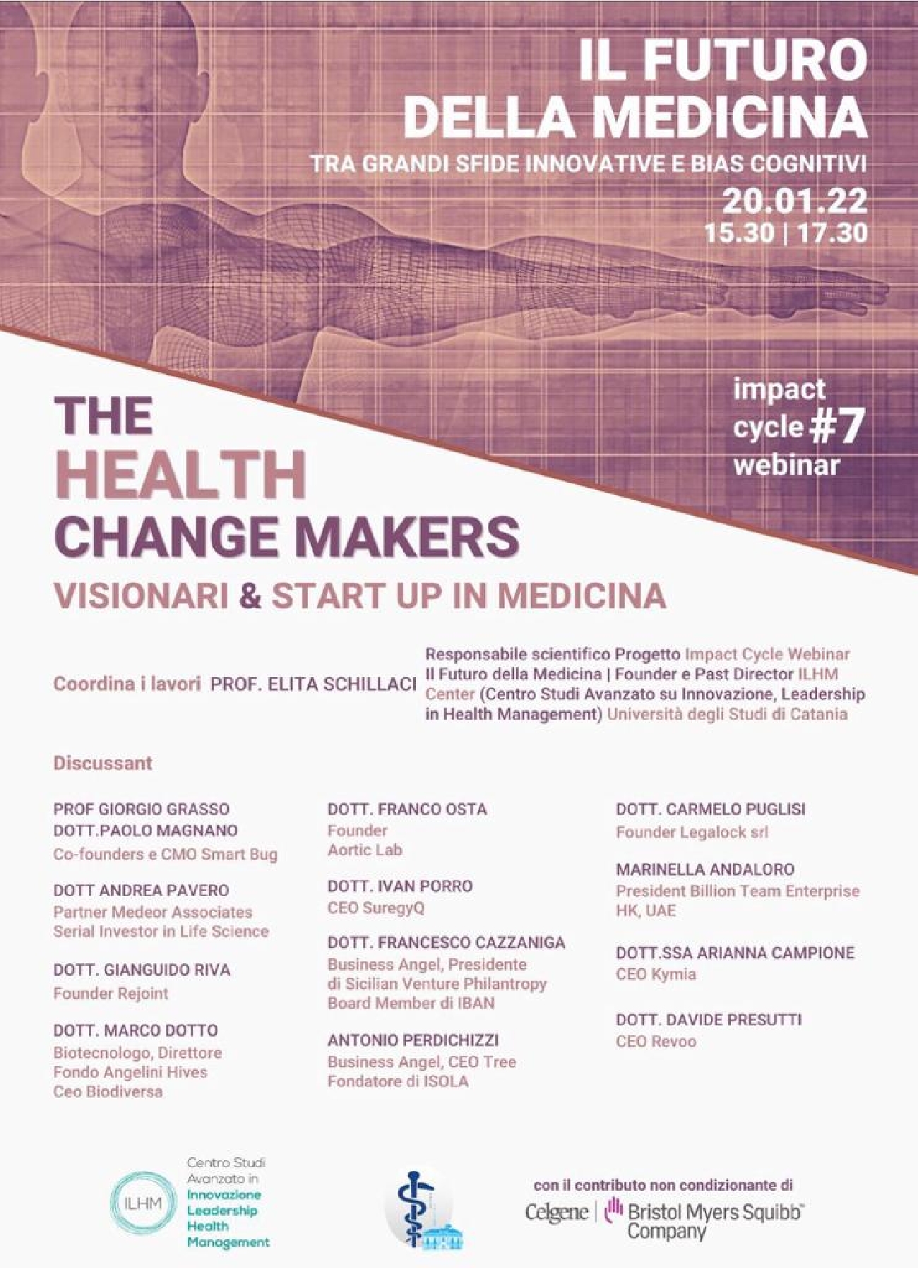 The health change makers, visionari e start up in medicina - IMPACT CYCLE WEBINAR - Il Futuro della medicina