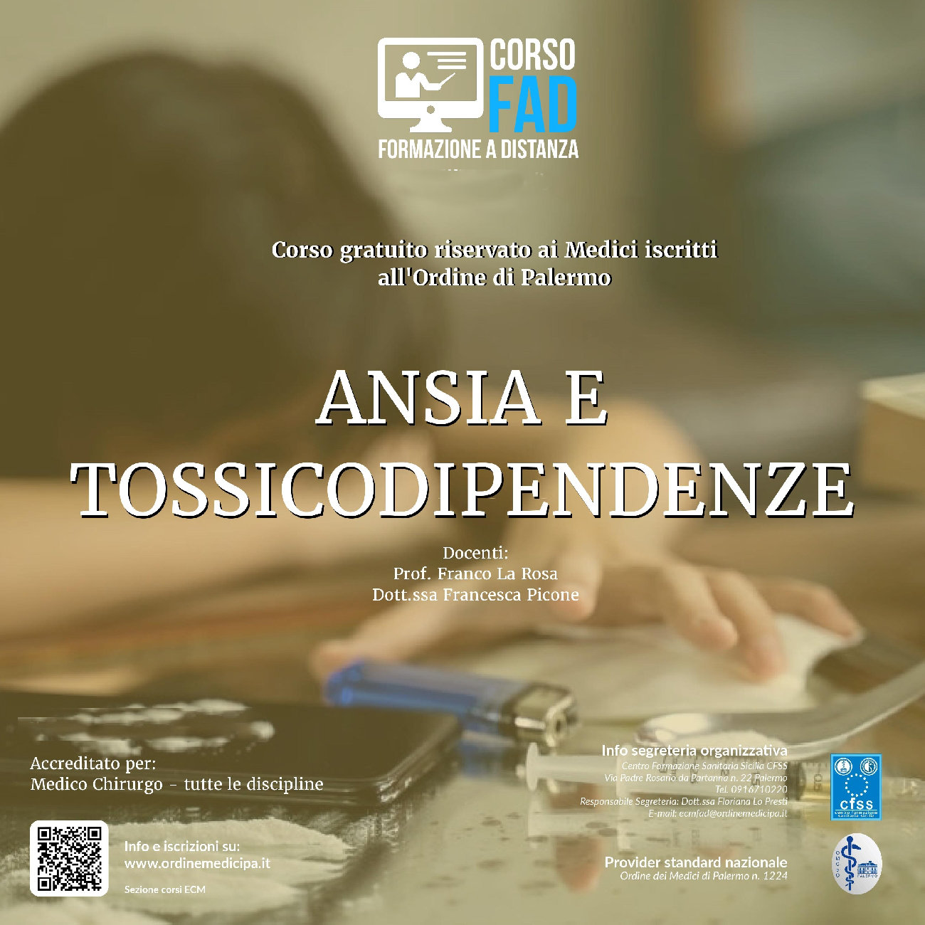ANSIA E TOSSICODIPENDENZE 2022