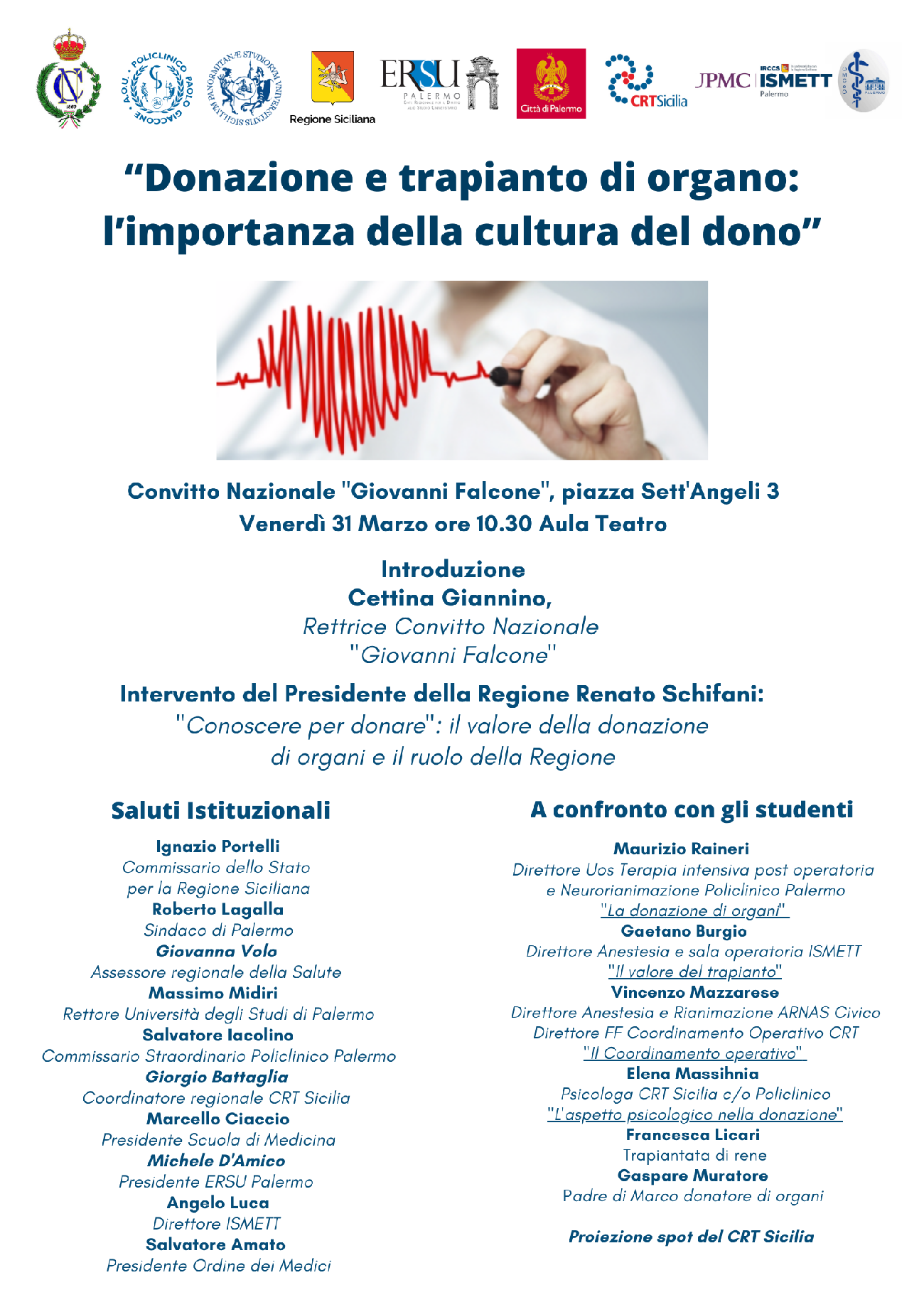 A scuola per imparare la cultura della donazione degli organi.