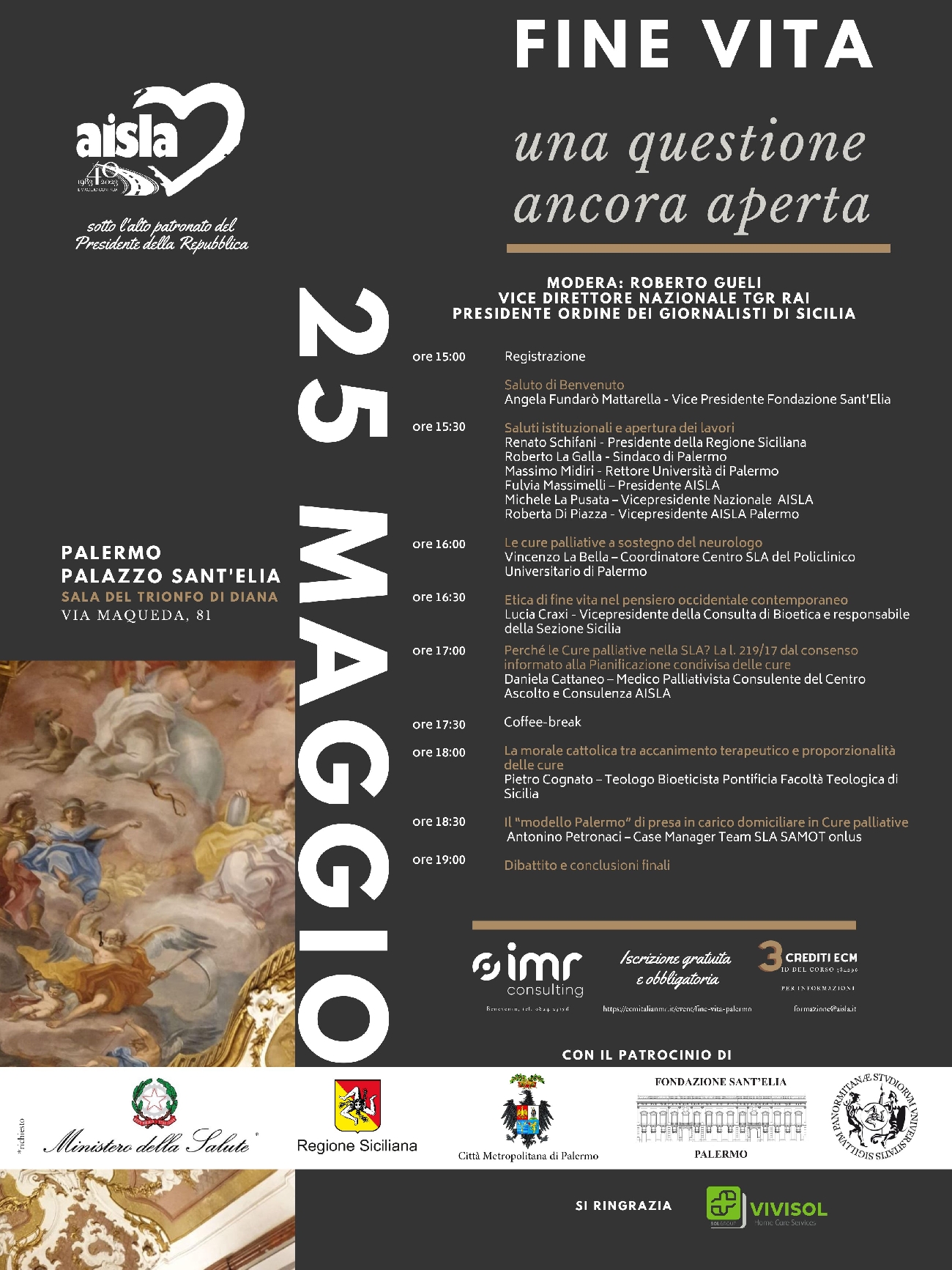 Fine vita: una questione aperta - Convegno 40esimo di AISLA