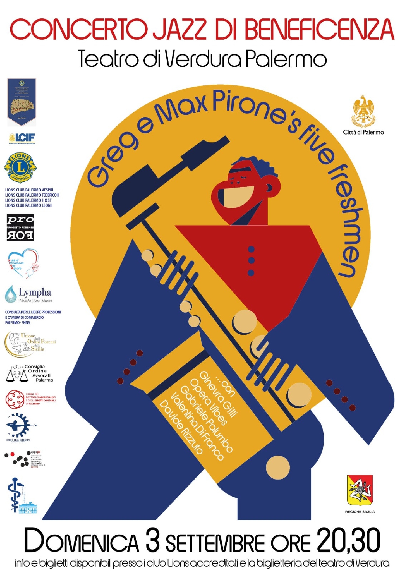 NOTE FOR LIFE, JAZZ E SOLIDARIETA' AL TEATRO DI VERDURA 