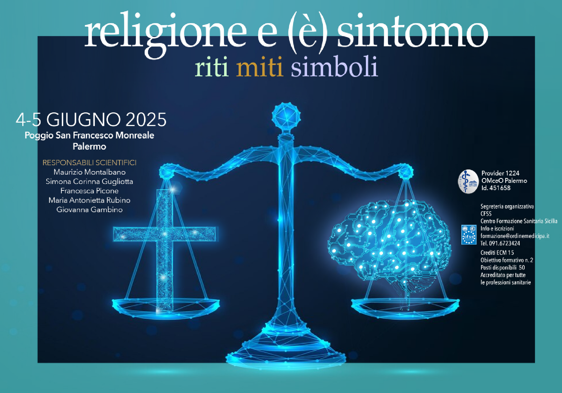 EVENTO IN PRESENZA: Religione e (è) sintomo: riti, miti e simboli