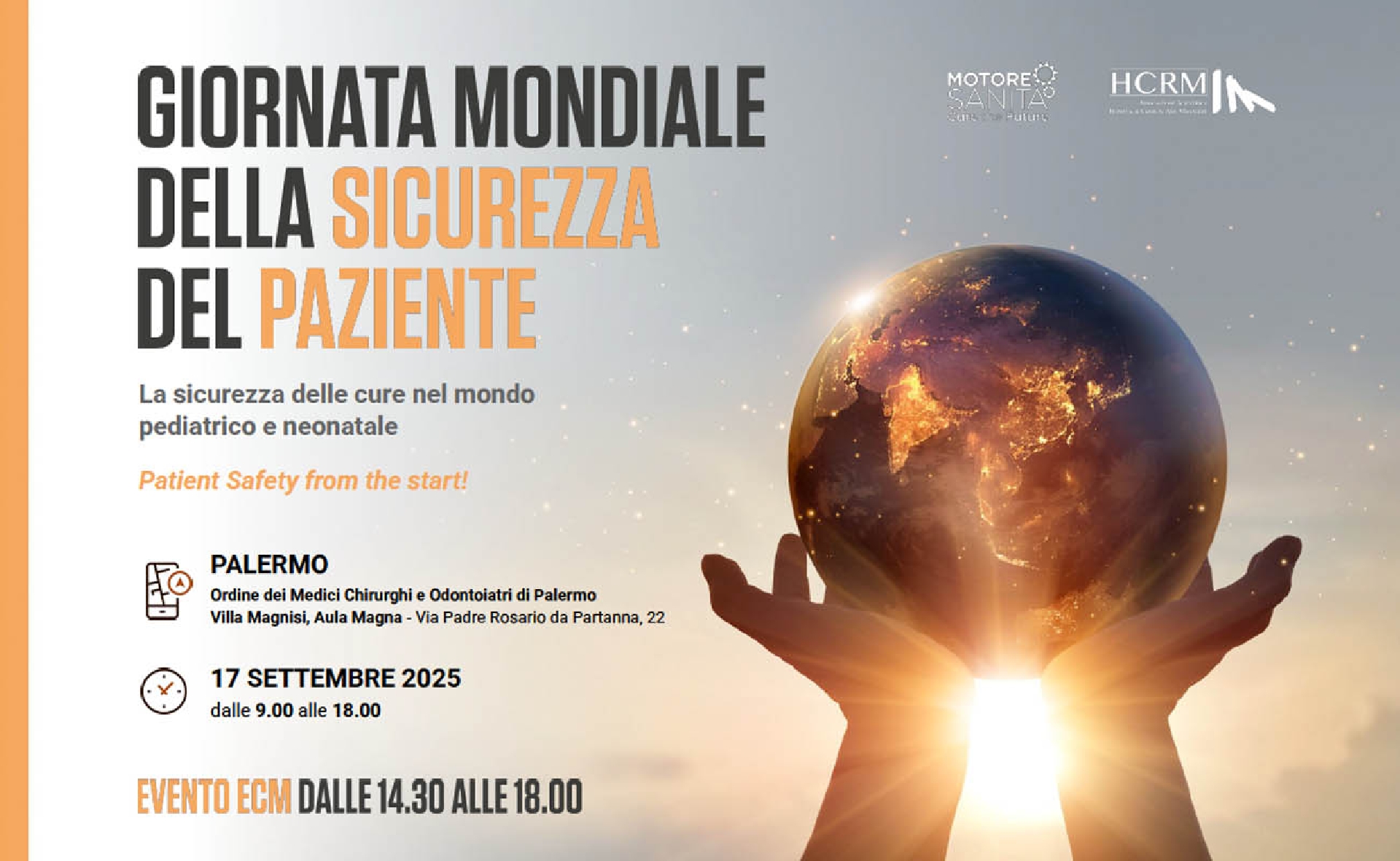 17 SETTEMBRE: GIORNATA MONDIALE DELLA SICUREZZA DEL PAZIENTE