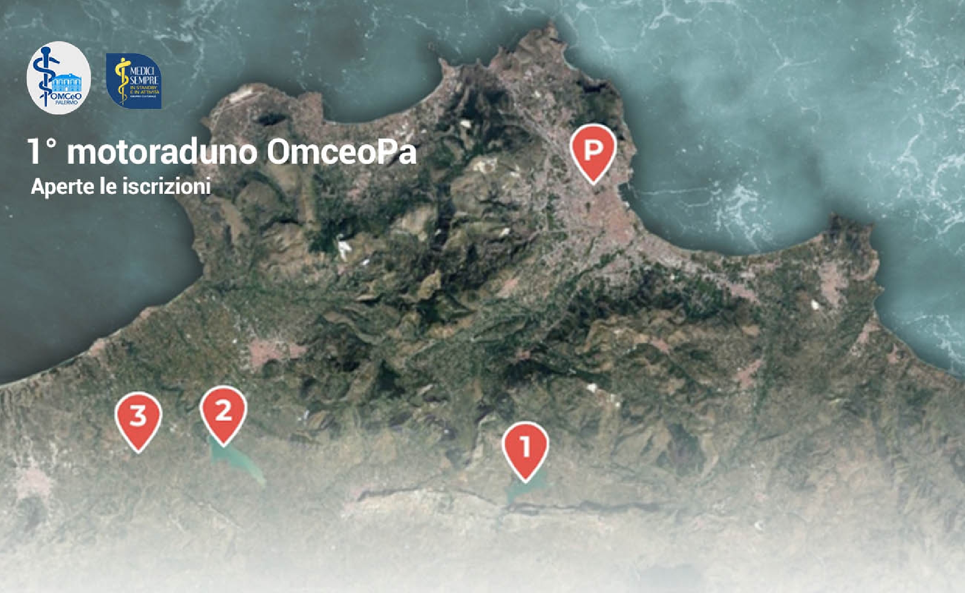 1° motoraduno OmceoPa. Iscrizioni entro lunedì 6 ottobre