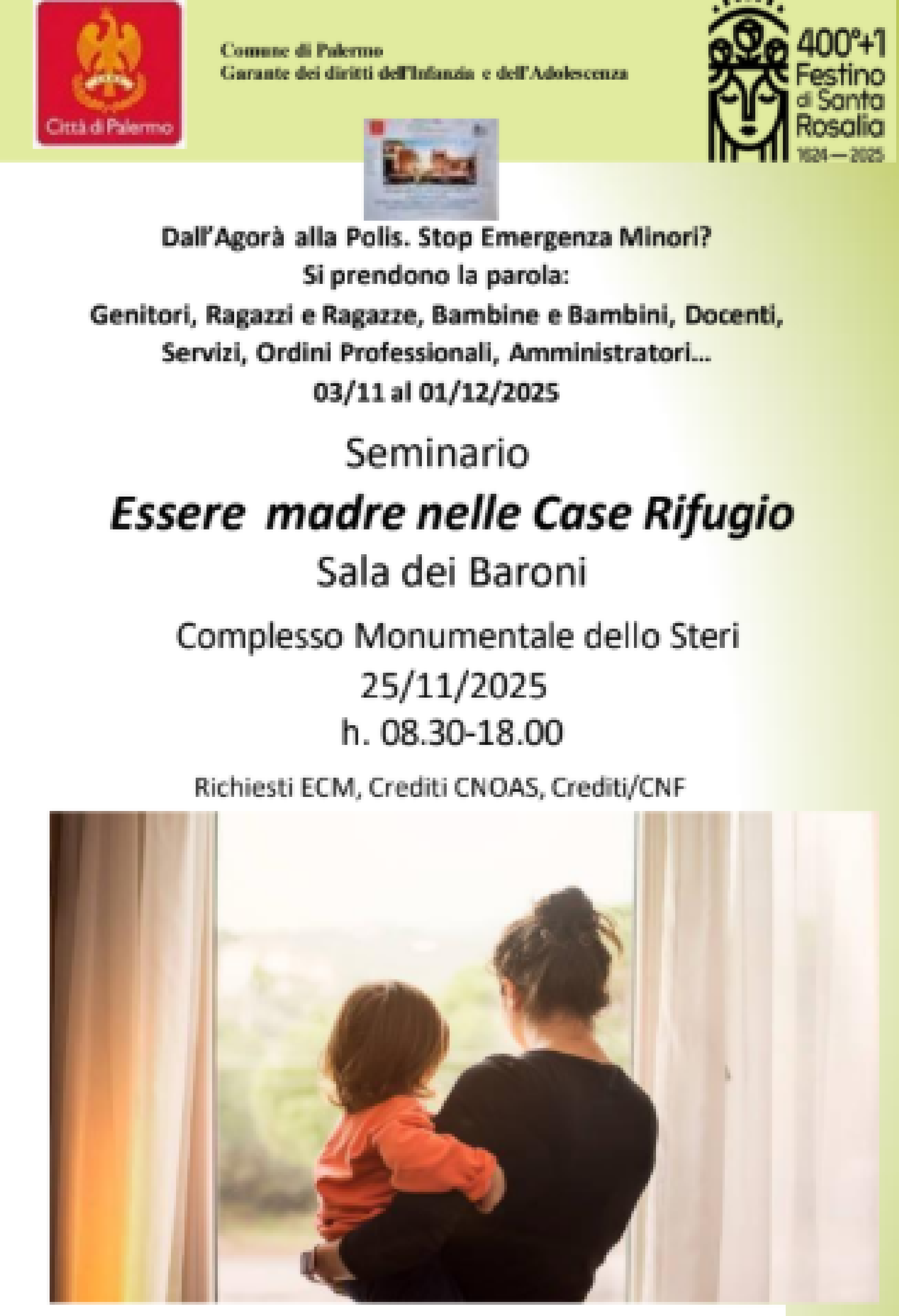 Essere madre nelle Case Rifugio