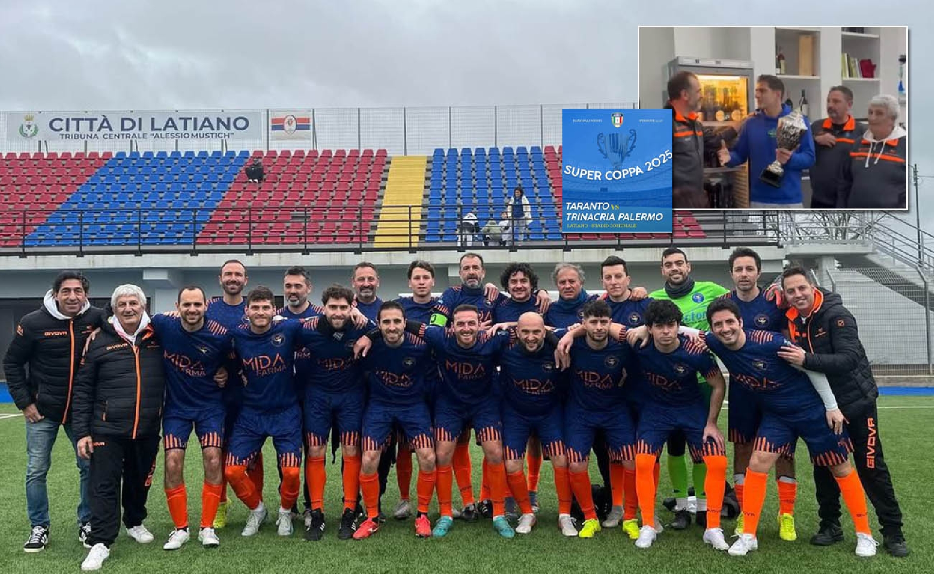 I medici della Asd Trinacria Palermo dell’Omceo riconquistano la Supercoppa 2025/26