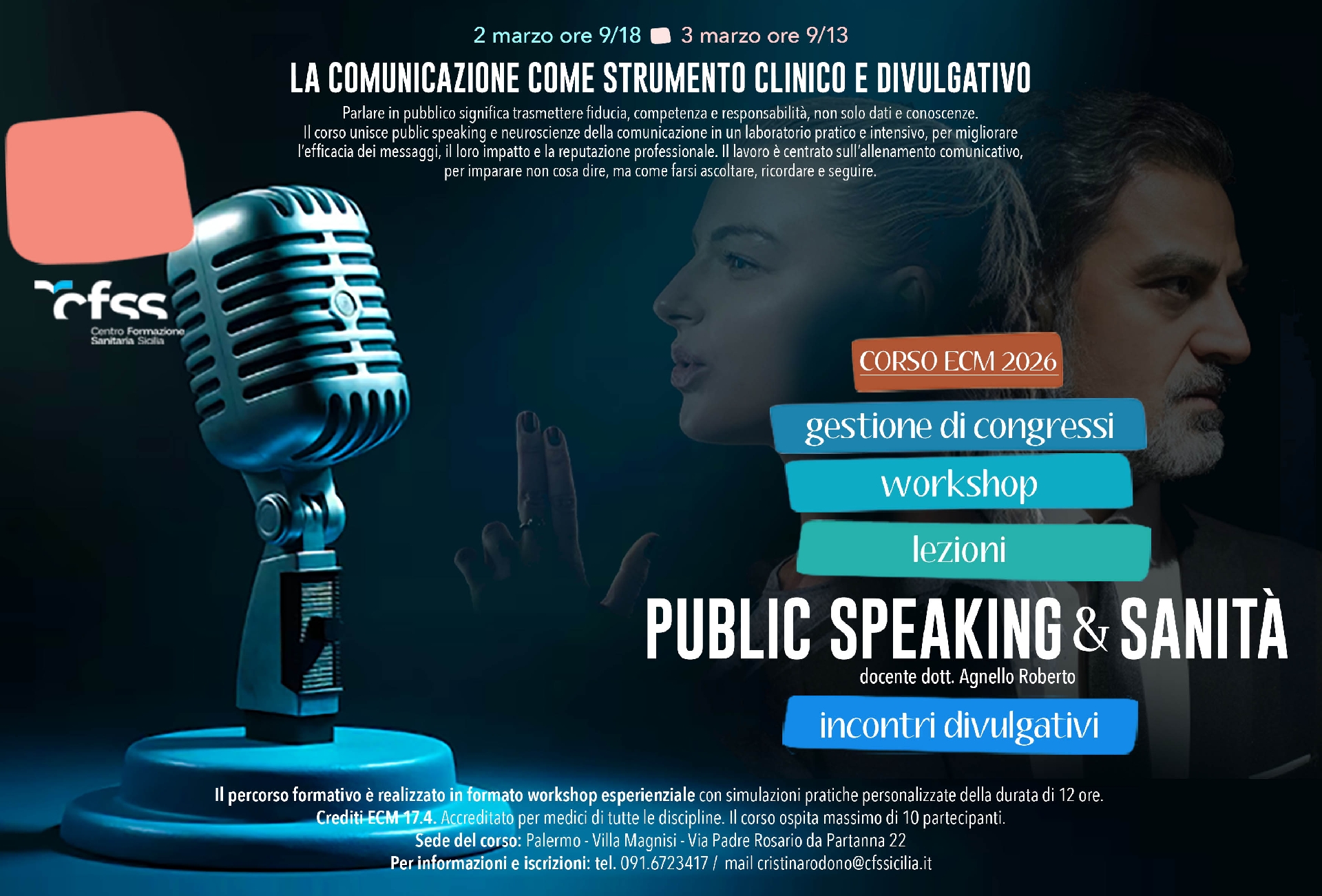 CORSO DI PUBLIC SPEAKING & SANITÀ