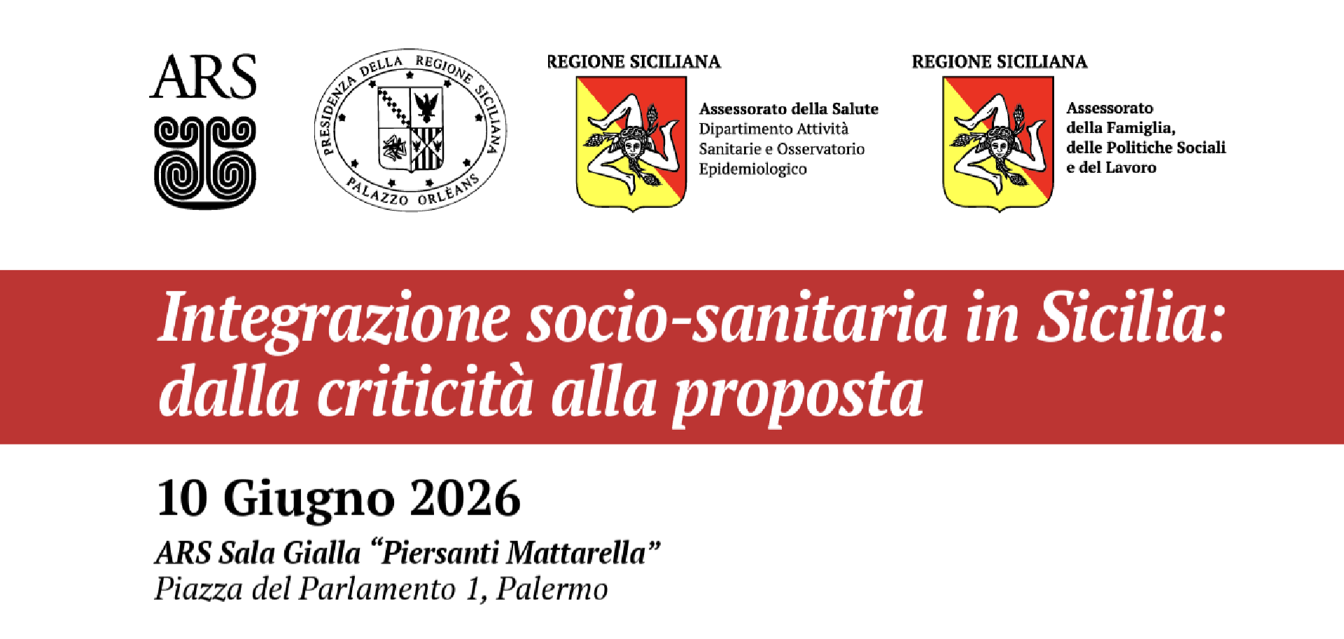 Integrazione socio-sanitaria in Sicilia:
dalla criticità alla proposta